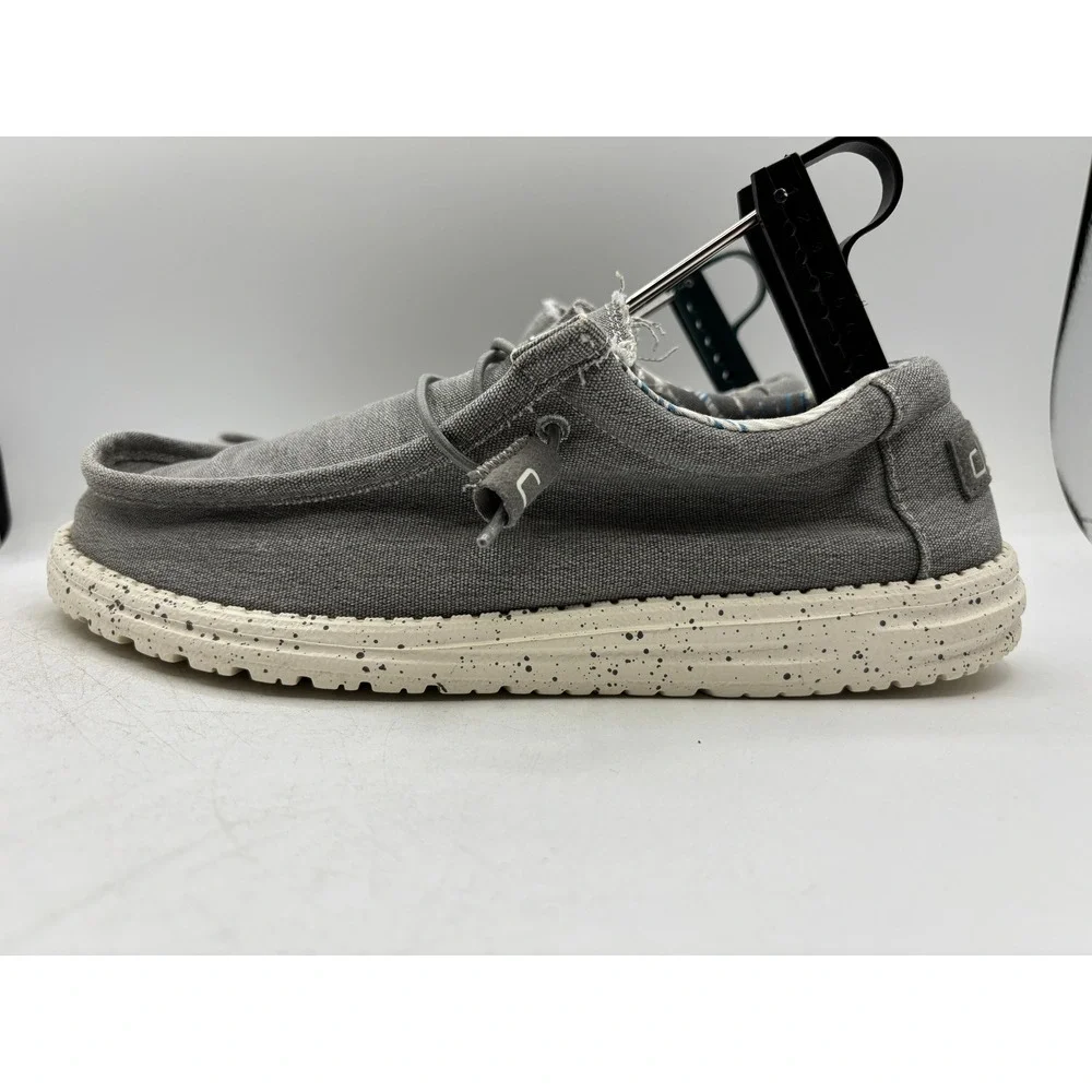 Hey Dude Wally Stretch Iron Men's Size L10 M8 150203910 Casual Slip on Shoes